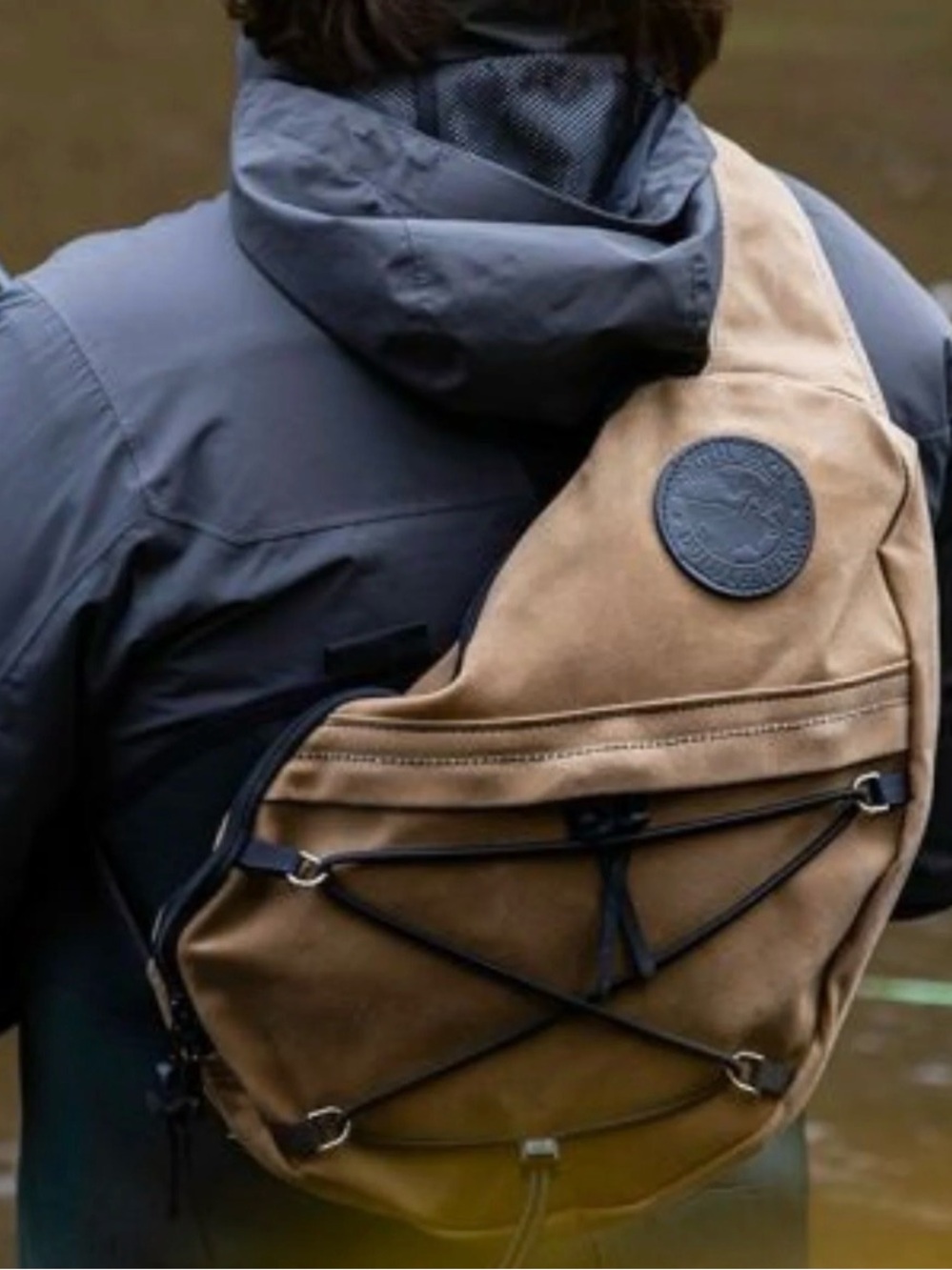 Duluth Pack canvas sling pack